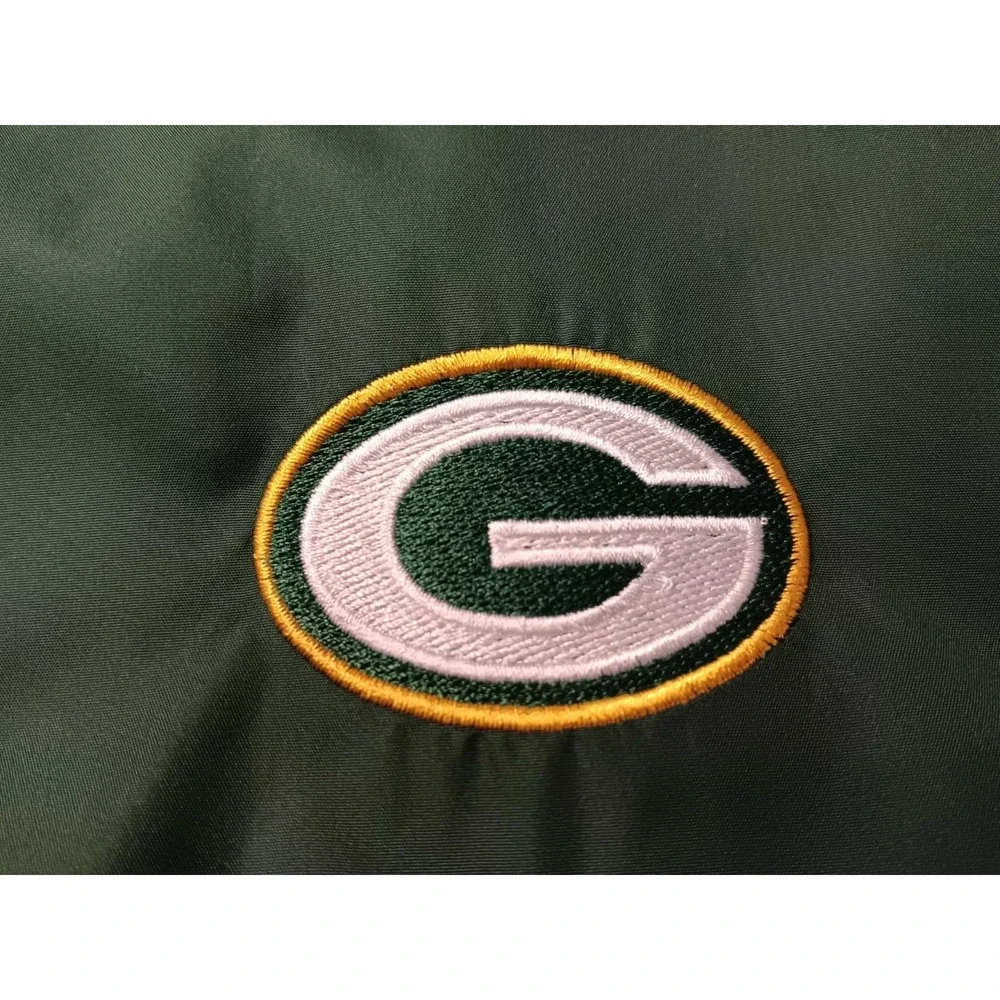 Green Bay Packers‎ Vintage Y2K Reebok Windbreaker Jacket Mens XL  NFL  Apparel
